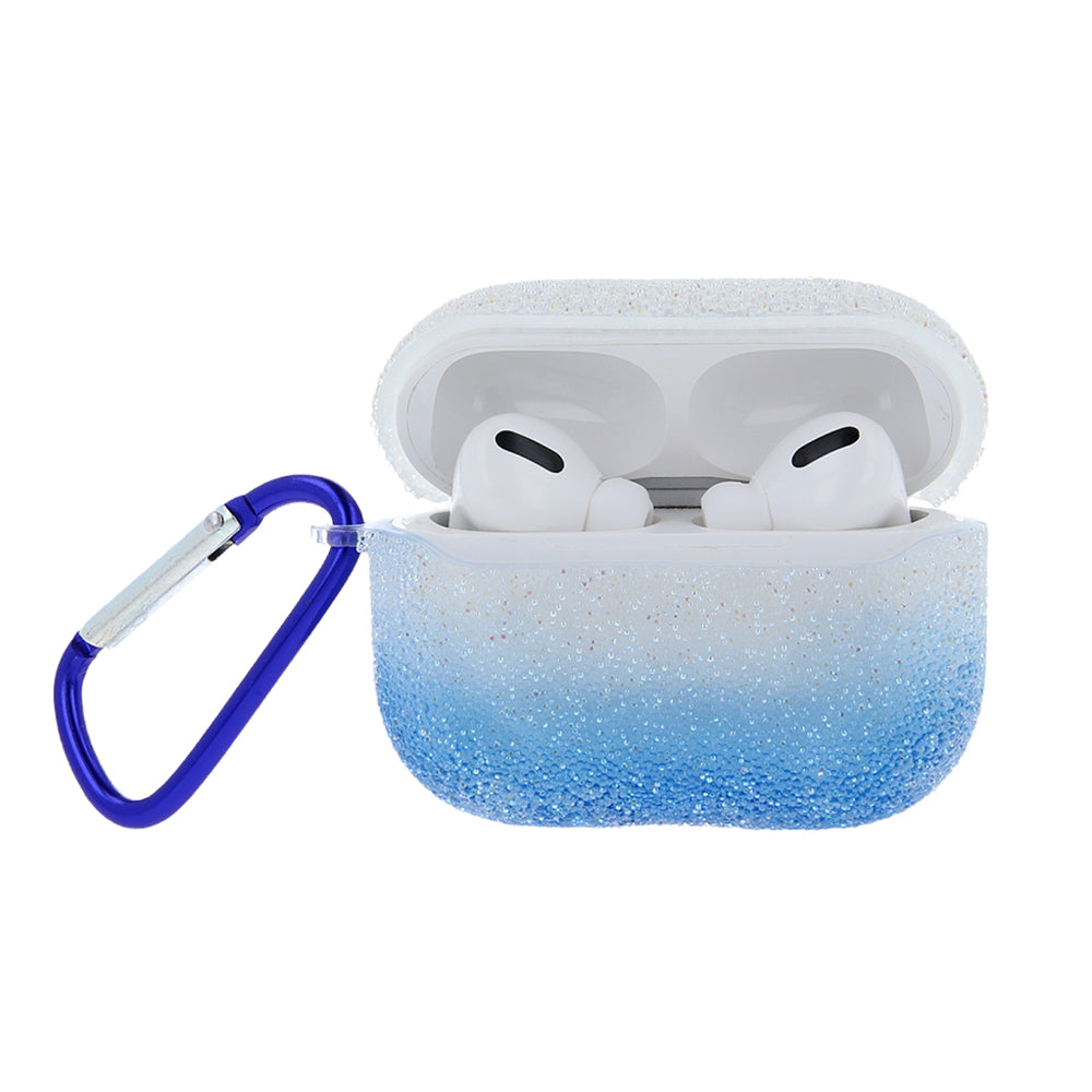 Capa Earpods Glitter azul