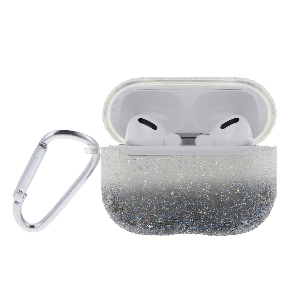 Capa Earpods Glitter cinza