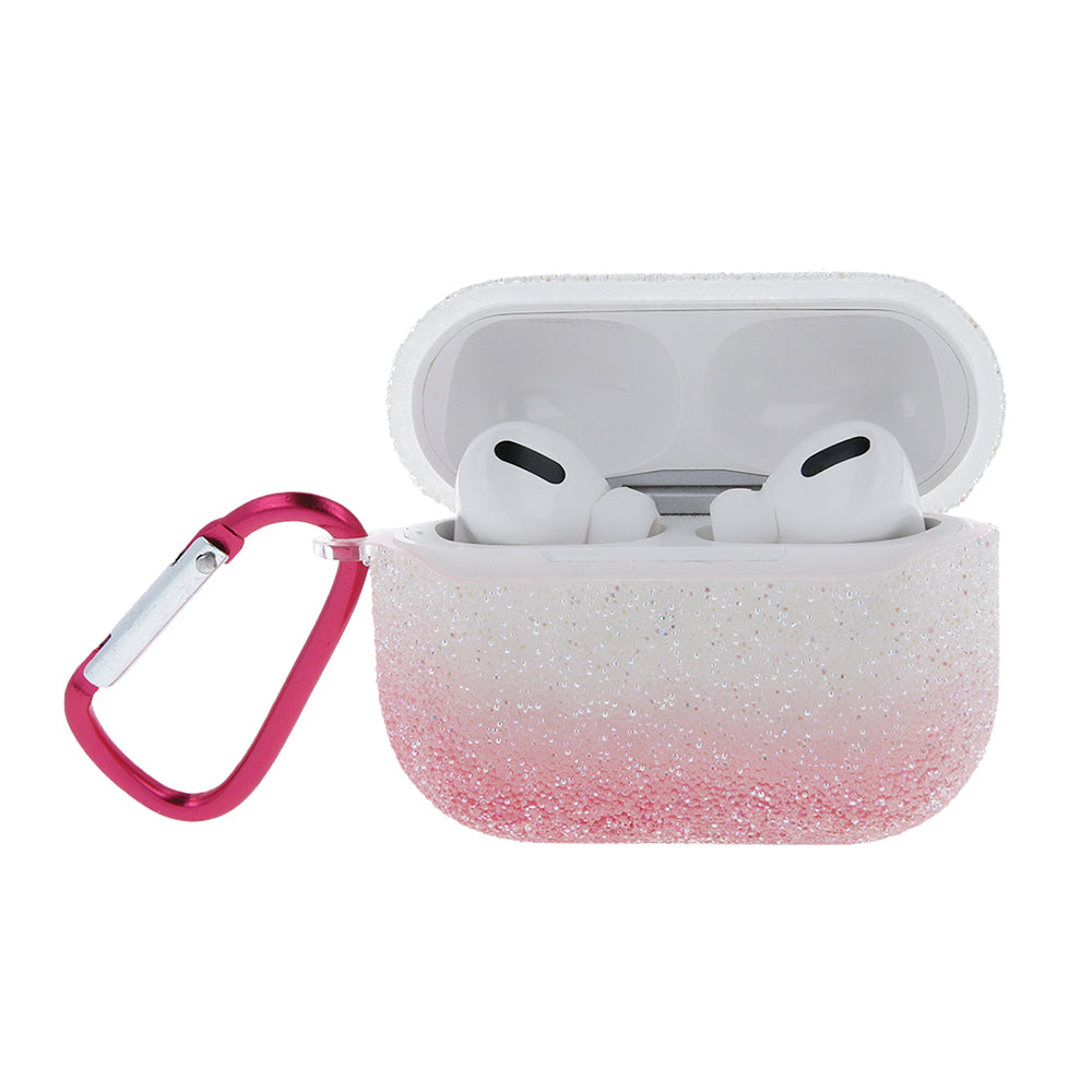 Capa Earpods Glitter rosa